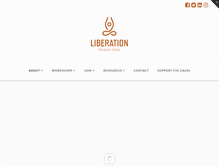 Tablet Screenshot of liberationprisonyoga.com